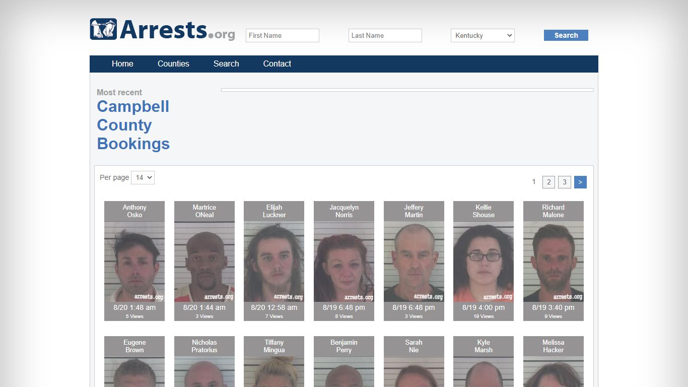 Campbell County Arrests and Inmate Search