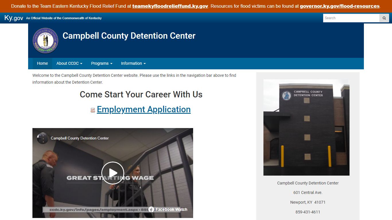 Welcome - Campbell County Detention Center